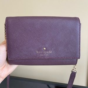 Kate Spade purple cedar street cami crossbody bag
